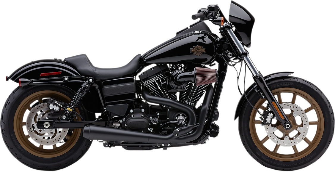 Cobra USA Black 4" El Diablo 2Into1 Exhaust for 1217 Harley Dyna FXD 6477B eBay
