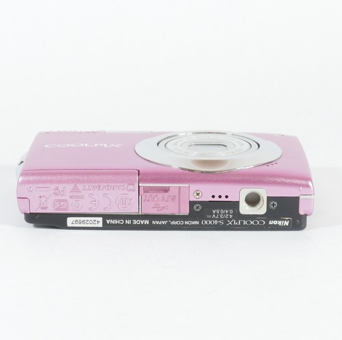 Nikon Coolpix S4000 12.0MP 4x Zoom PINK Digital Camera SERVICED and TESTED! - Picture 9 of 11
