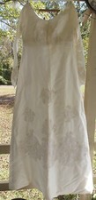 VINTAGE WONDERFUL ORNATE WEDDING DRESS With LACE PEARL  Beaded DESIGNS