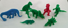 Timmee Dinosaurs Vintage 1960s Bright Colors Plastic Prehistoric Playset Lot 7