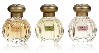 Tocca Eau de Parfum Dabbers Trio 3 X 0.17 oz 5 ml NIB Florence Cleopatra Stella