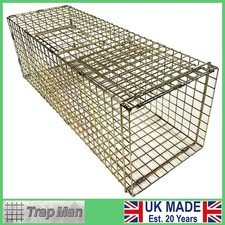 RABBIT Trap Heavy Duty Metal Humane Live cage RABBIT Trap Pest LARGE TrapMan UK