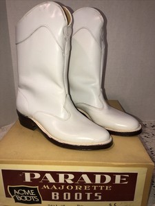 white parade boots