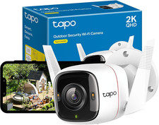 Tapo C320WS 2K QHD Wireless & Wired Security Camera Outdoor, IP66, Person/Vehicl