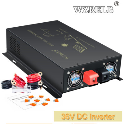 2000W 36V to 110V 220V Pure Sine Wave Inverter Off Grid Solar Power Home RV Car