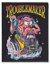 Trouble maker Lowbrow Patch Johnny Ace Studios Hotrod Kustom Kulture Monster