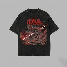 Darth Maul Shadow Lord Shirt Star Wars Oversized Vintage Tee