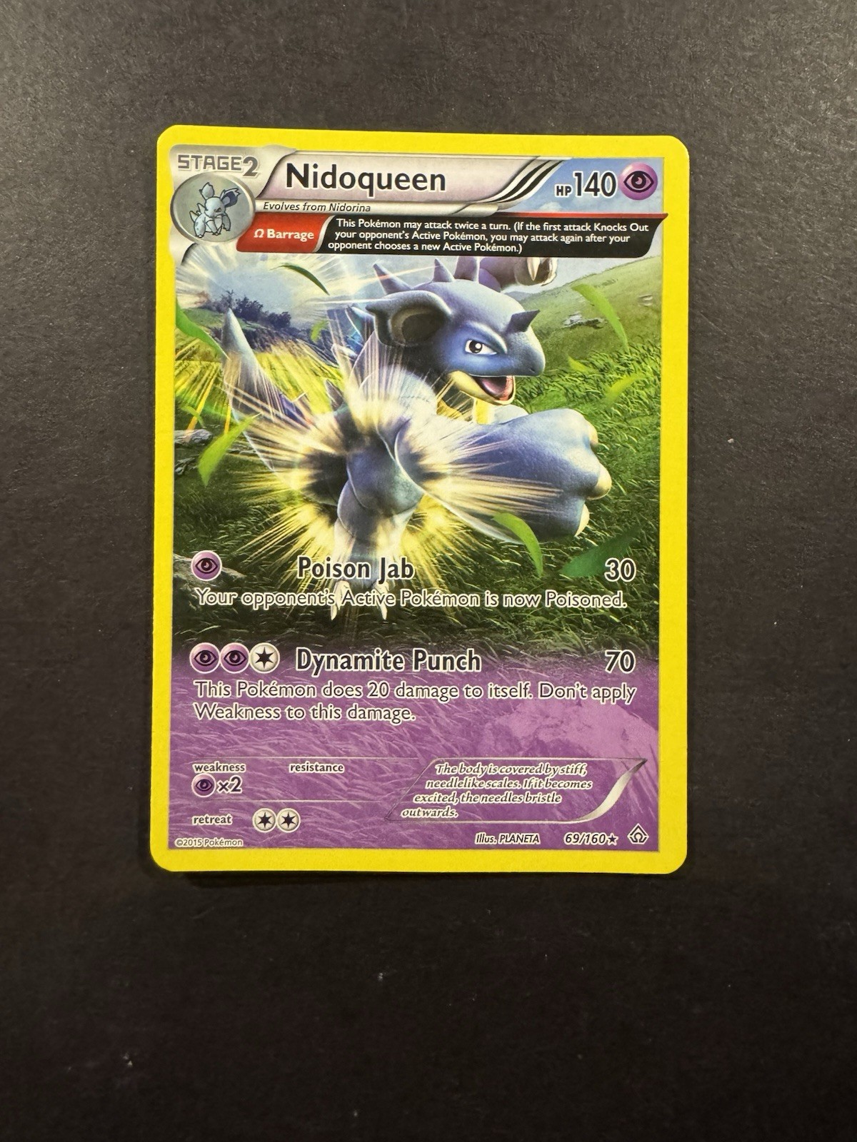 NIDOQUEEN 69/160 R PRIMAL CLASH POKEMON LP
