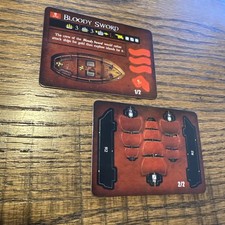 Wizkids Pirates CSG Quest For Davy Jones Gold Card - Bloody Sword Unpunched Ship