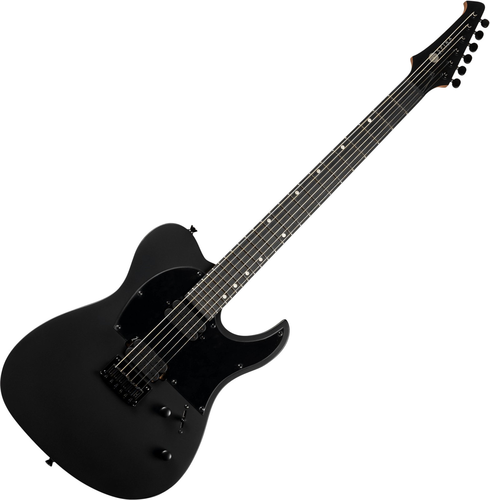 Spira T-400 MBK Satin Black E-Gitarre 2-Хамбакерный хардтейл gerstete Pappel 66390₽