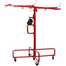Lift Drywall Panel 16'  Hoist Jack with Rolling Caster Wheel 150lb Load capacity