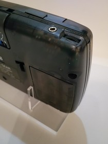 RARE Authentic Smoke Clear Black Sega Game Gear Console w Modern LCD US Seller