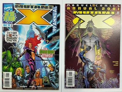 Mutant X Annual 1999 & 2001 VF-/VF Lot Of 2 Marvel Comics