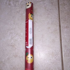 2 Rolls Poop Crap Emoji Funny Christmas Gift Wrapping Paper 80 sq ft NEw