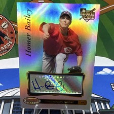 Homer Bailey Bowman’s Best Rookie Auto Reds Refractor RC Auto