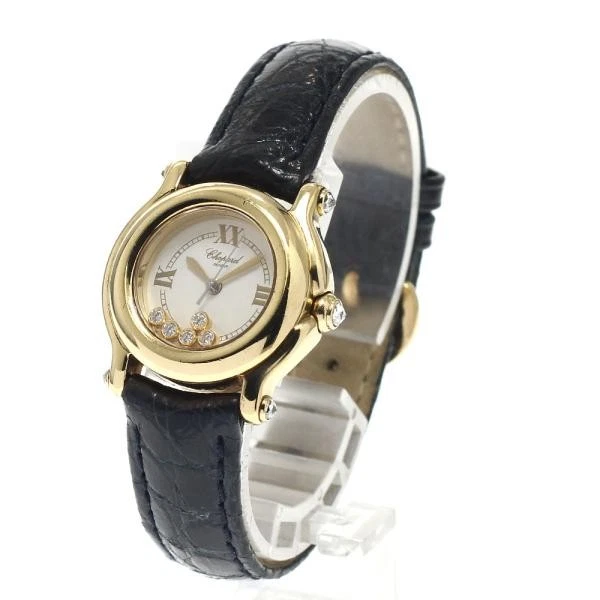 Chopard — Chopard Happy Sport 27/6149-20 26mm YG White Dial Quartz Watch #C2734