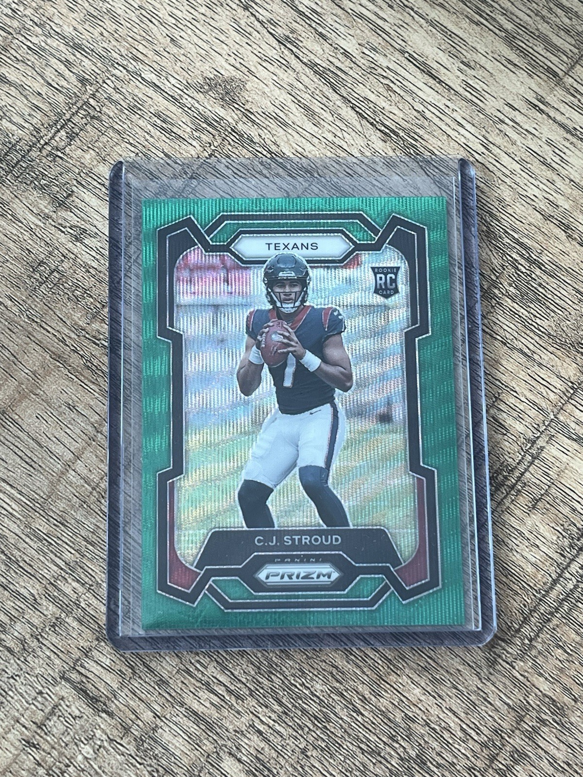 2023 Panini Prizm - Rookies C.J. Stroud #339 Green Wave Prizm (RC)