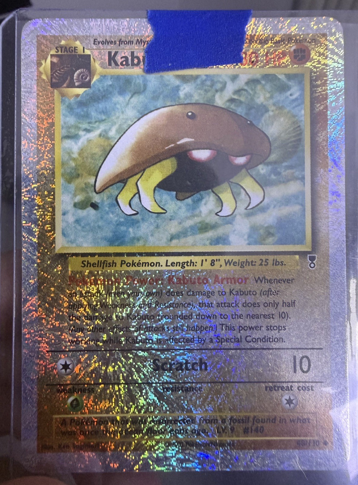 Kabuto Reverse Holo 48/110 Legendary Collection Pokémon Card MP