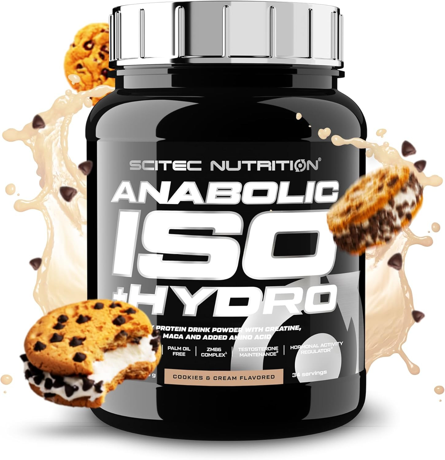 Anabolic Iso+Hydro Proteine con Maca e Zinco: Benessere e Muscoli