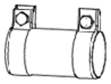 Rohrverbinder Schelle DINEX 74130 Doppelschelle für 1J2 VW BORA 3B3 PASSAT 56mm