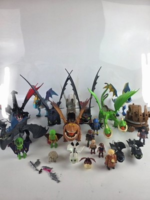 Playmobil Drachenzähmen leicht gemacht Spielzeug: Ohnezahn, Light Fury, Meatlug Figuren