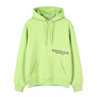 Hoodie Pour Hommes CALVIN KLEIN XL Vert Jadé Kangourou Logo - Photo 1/4