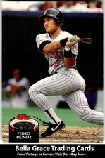1992 Stadium Club Pedro Munoz #541b Minnesota Twins MLB Baseball