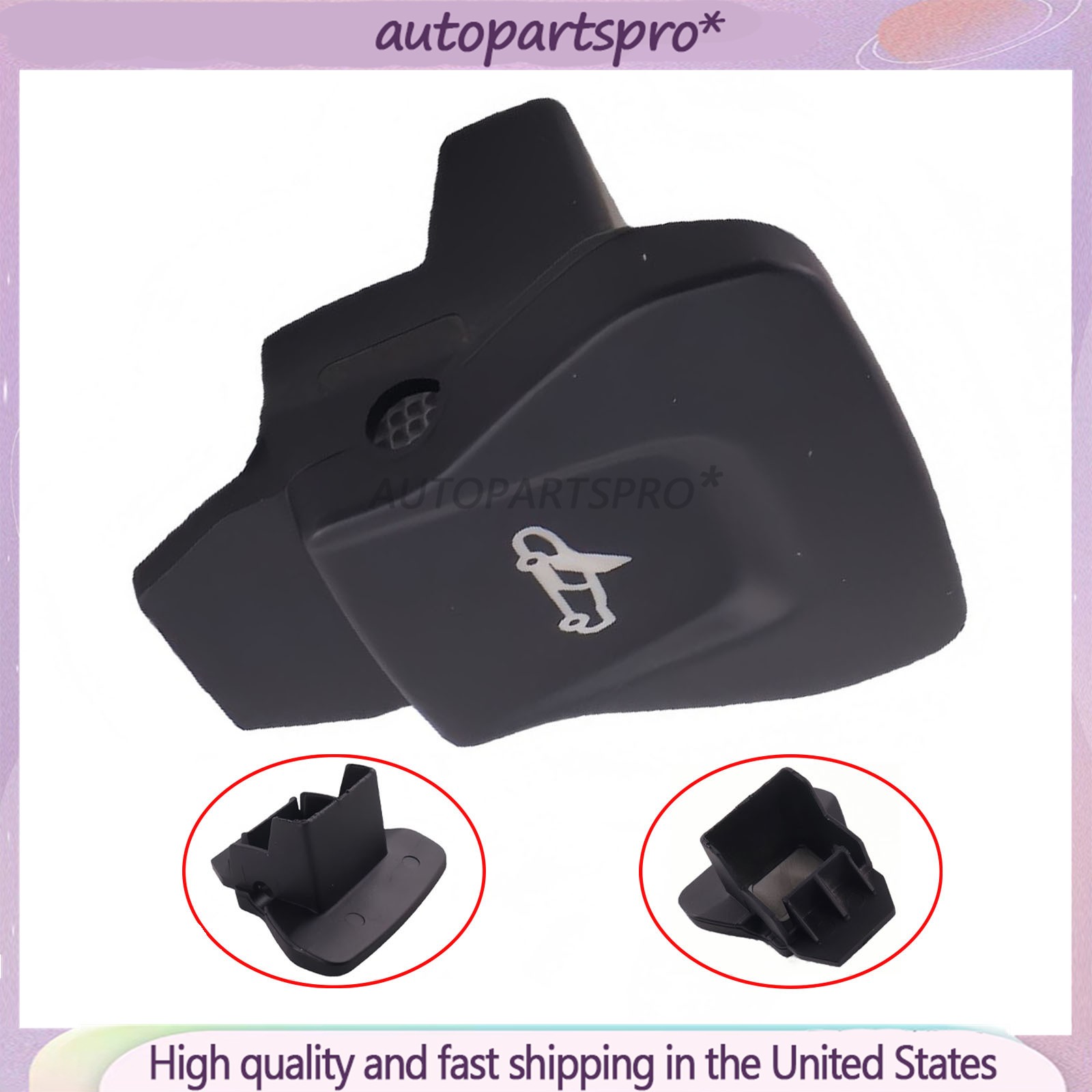 NEW Right Side Door Control Switch Button Black  13M0434CP For McLaren 570S 600L