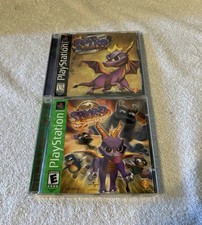 PS1 Spyro the Dragon Ripto's Rage 1st run Black label & Year of the Dragon.