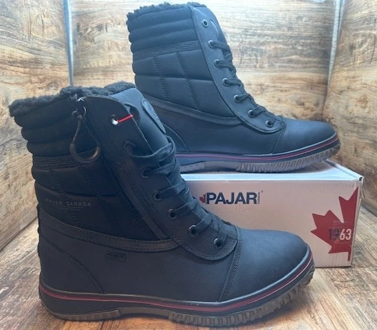 PAJAR Men's Trooper 3.0 Waterproof Lace & Zip Ankle Snow Boots Black NIB - 10
Opens in a new window