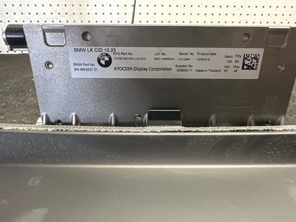 Info-GPS-TV Screen Display Dash 10.25" Screen Fits 19-21 BMW X3 1974300 - Image 3 of 4