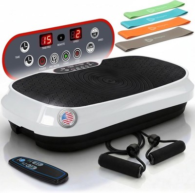 Lifepro Waver Mini Vibration Plate Exercise Machine - White (Open Box)