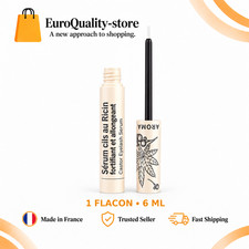 Aroma-Zone Sérum Cils Ricin BIO 6 ml Fortifiant Allongeant Peptides Vegan