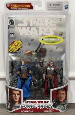 2010 Hasbro Star Wars Legacy Collection Montross & Jaster Mereel Comic Packs 18