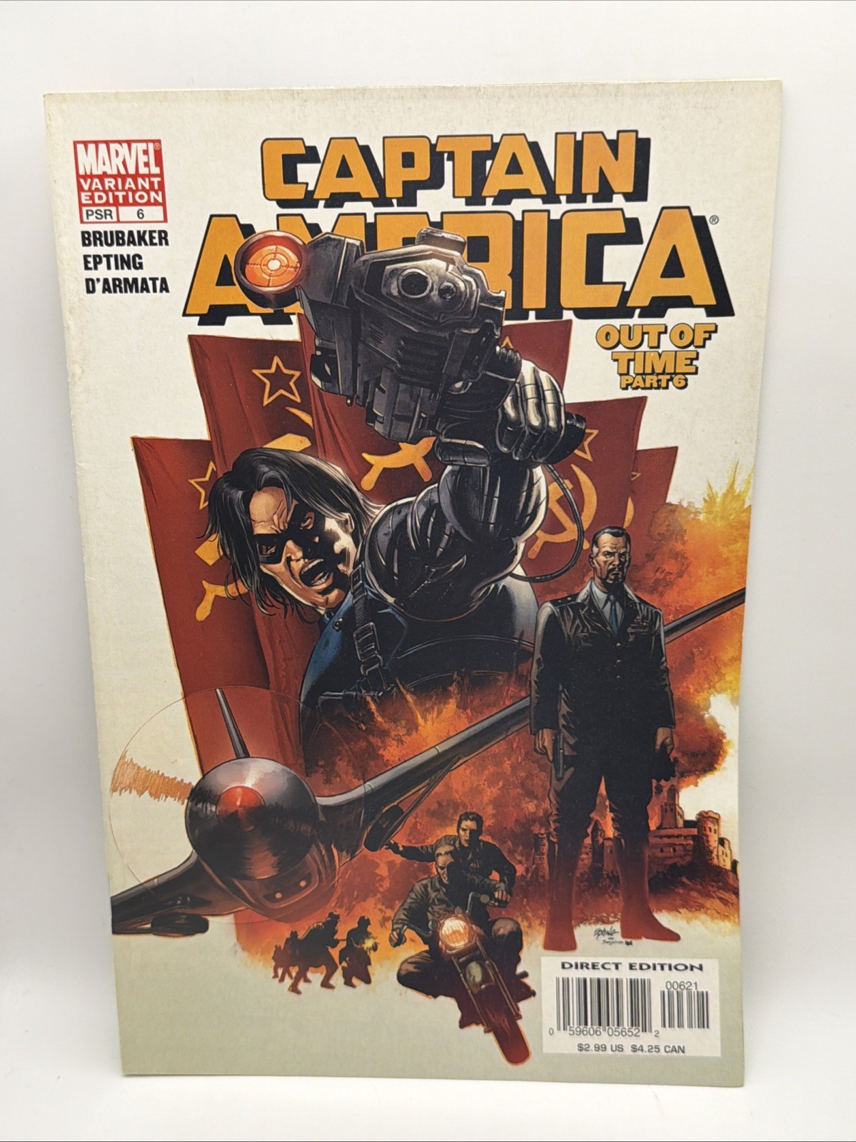 Captain America #6, 1st Winter Soldier, Variant Edition, Marvel