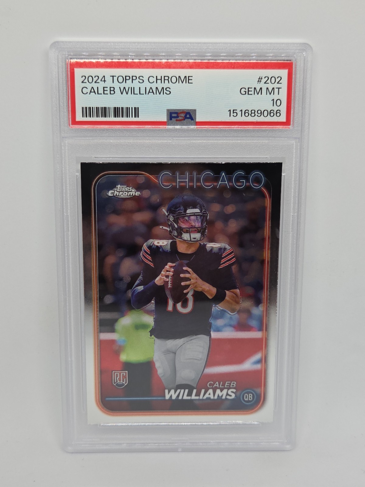 2024 Topps Chrome - Rookies Caleb Williams #202 (RC) PSA 10