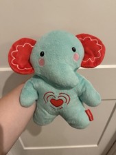 Fisher Price BLUE ELEPHANT Vintage Toy Stuffed Animal- Doesn t vibrate