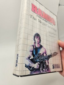 Rambo 1st Blood II Sega Master System SMS CIB Complete Authentic - Untested