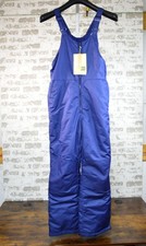 All In Motion Kids Blue Snow Bibs Adjustable Straps Size L