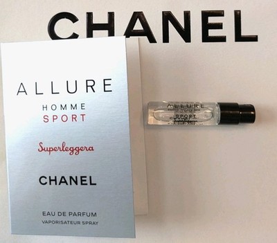 CHANEL ALLURE HOMME SPORT SUPERLEGGERA Eau De parfum 1.5ml SAMPLE SPRAY NIB