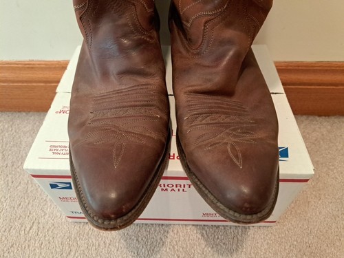 Dan Post El Paso Marlboro Men's SIZE 10 EW P2551 Vintage Western Cowboy Boots - Picture 4 of 16