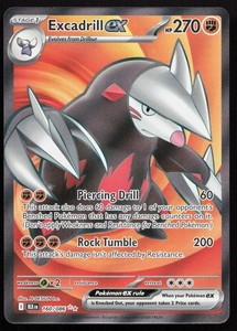 Excadrill ex 160/086 - Black Bolt - Full Art Ultra Rare