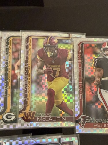 2025 Topps Chrome Football X-FRACTOR Singles YOU PICK + 2 Card Min Purchase Plz! - 第 3/19 張圖片