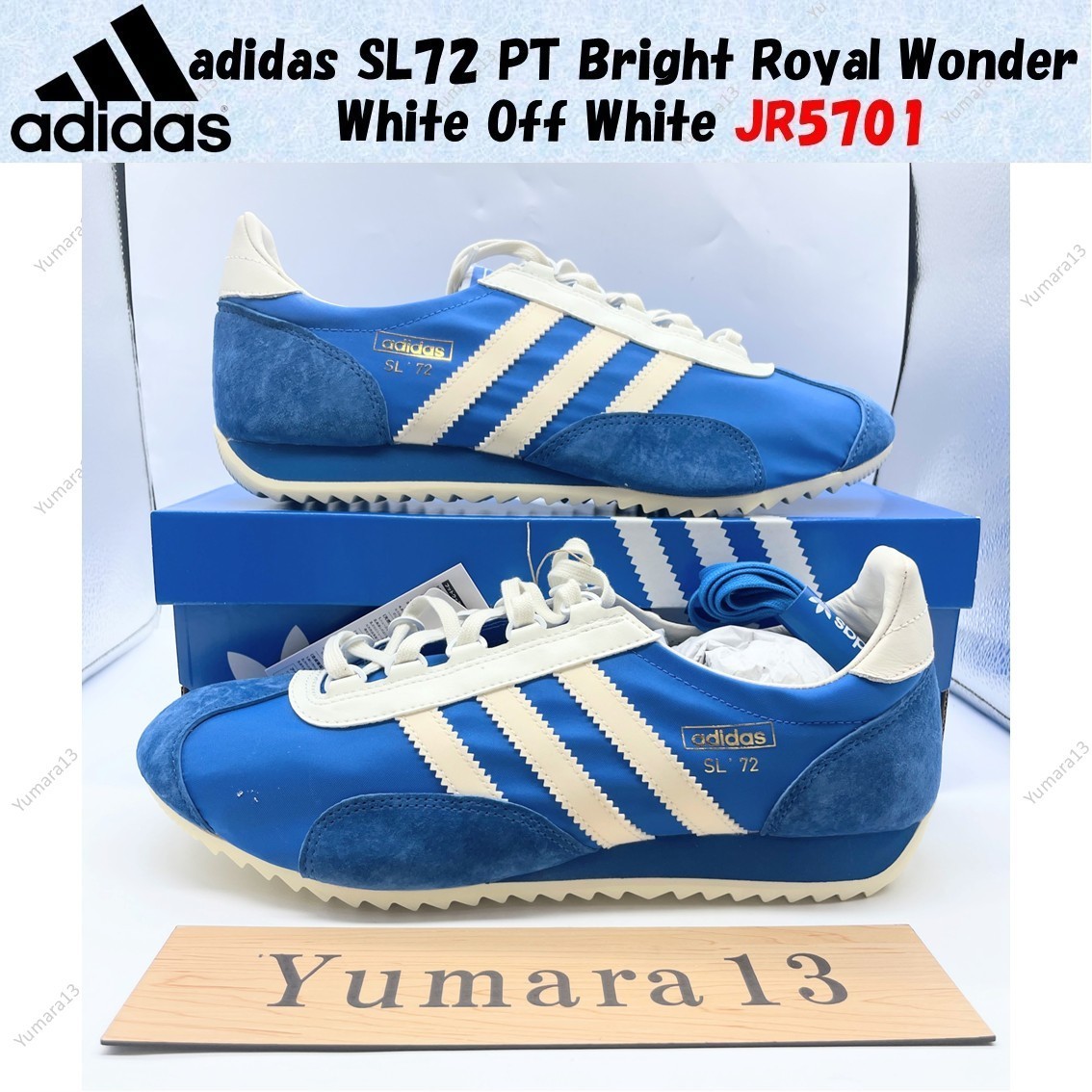 adidas SL72 PT Bright Royal Wonder White Off White JR5701 Men's
