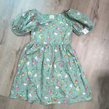 Hello Kitty and Friends Girls XL Dress Green Short Sleeve New NWT 100 Cotton