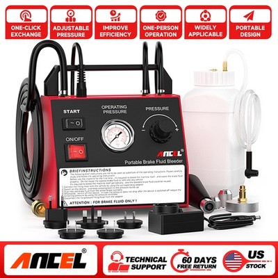 ANCEL Vaccum Brake Fluid Bleeder Machine Oil Exchange Change Pressure Pump Tool