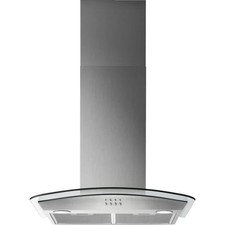 Electrolux EFL396A 60cm Curved Glass Cooker Hood Stainless Steel