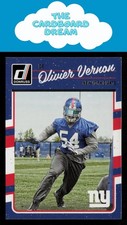 Olivier Vernon 2016 Donruss #198 New York Giants