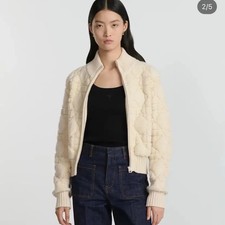 Dior Macro Canage Zipper Cardigan Women’s Luxury Outerwear