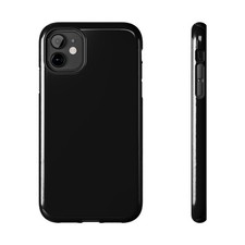 Solid Black Phone Case | Tough Protective Phone Case